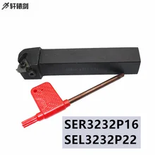 1pc ser 3232p16 3232p22 torno de corte metal cnc torneamento ferramenta externa titular rosca 16er 16ir 22er 22ir