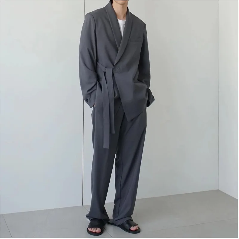 Men's casual trousers 2019 autumn and winter new loose solid color wild casual trousers young people fashion men's clothing Men's casual trousers 2019 autumn and winter new loose solid color wild casual trousers young people fashion men's clothing