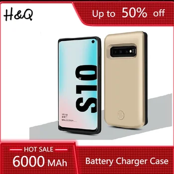 

5000/6000mAh Fast Charger Battery Case for Samsung Galaxy S10 S10e S10 Plus Portable External Power Bank Battery Charger Case