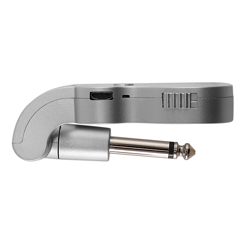 EN-8 UHF Гитара Беспроводная система передатчик приемник Встроенный перезаряжаемый литиевый аккумулятор 600 мАч для электрогитары бас