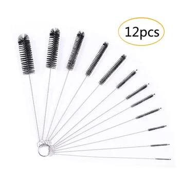

2019 Pack of 12 Pipe Cleaners Long Cleaning Brushes For Water Bottle Coffee Machine Stainless Steel Multi-function