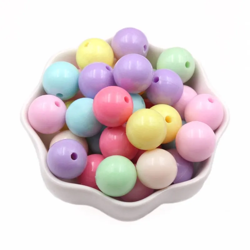 Round Beads 6-14MM Acrylic Plastic Beads Diy Handmade Fashion Jewelry Accessories Children Pet Clothing Loose 20-600PCS plastic beads,acrylic craft beads,acrylic beads