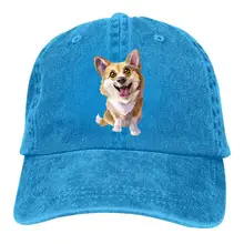 Вельш корги собака болельщики Джинсовая Шляпа привлекательная Кепка для мужчин и женщин
