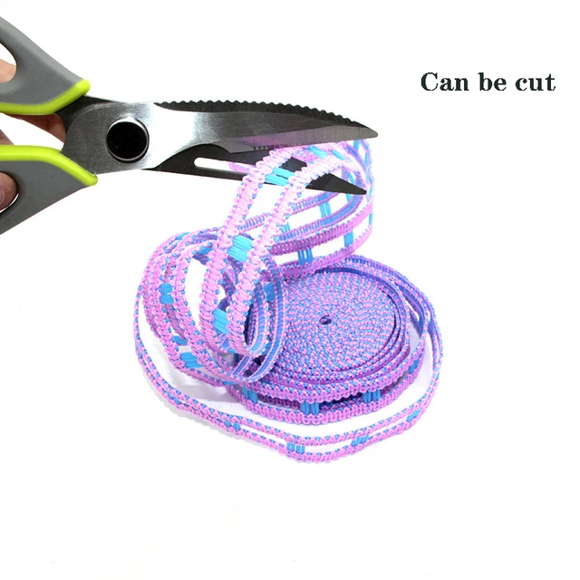 Merész Multifunkcionális Kültéri Kemping Szárítókötél Szélálló És Nem Csúszás Nélküli Zsinór Utazás Hordozható Szárító Kötél Háztartási Cikkek Kék - Image 4