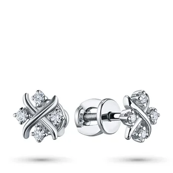 

Pusety silver diamond e0601ps11191270