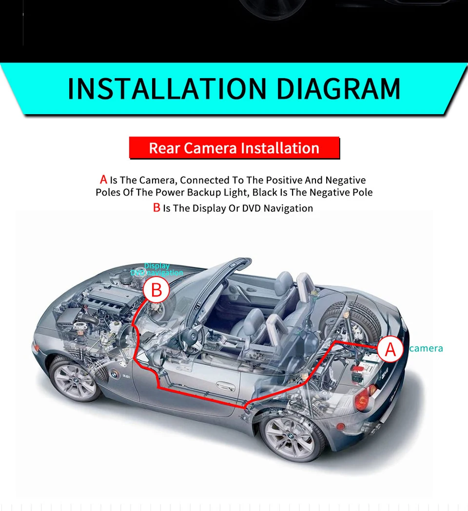 reverso para opel astra corsa meriva vectra