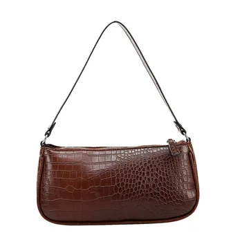 

Fashion StonePattern Shoulder bags for women Hand Bag Personality Wild Fashion Patent Leather Small Handbag bolso mujer