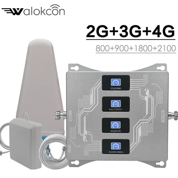 

CDMA 850 GSM 900 DCS 1800 WCDMA 2100 MHz Quad Band Signal Booster 2g 3g 4g Signal Repeater For Israel New Zealand 4G Amplifier