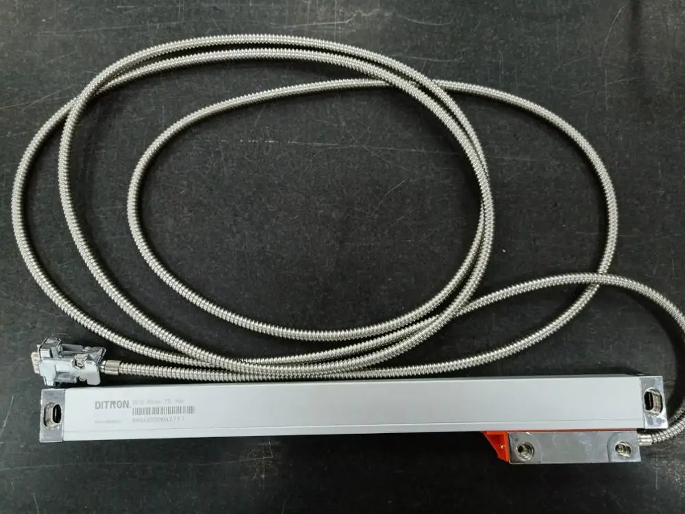 US $85.00 Ditron 0 1100mm 1um Resolution Optical Sensor Linear Optical Scale Db9 Plug Ttl Signal Linear Glass Scale