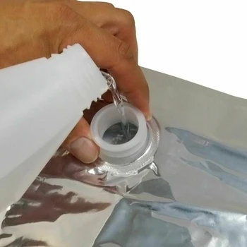 

10 X 3L Aluminum Foil BIB Bag In Box W / Butterfly Tap Food Beer Juice Drink Bag