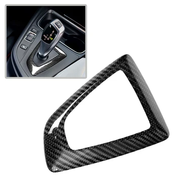 

beler 1PCS Shift Frame Cover Trim Carbon Fiber Texture Fit For BMW 3 Series 4 Series GT 2013 2014 2015 2016 2017 2018