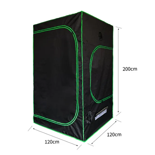 120X120X200Cm Növény Termesztés Sátor Hidroponictens Növekedés Box Kert Üvegházhatású Beltéri Vízálló Növényi Virágsátor
