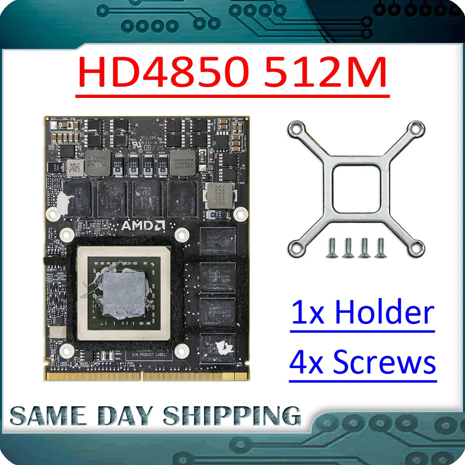 661-5315 для Apple iMac 27 &quotA1312 Radeon HD 4850 HD4850 512M 512MB VGA Видеокарта w/радиатор 109-B91157-00 216-0732025 |