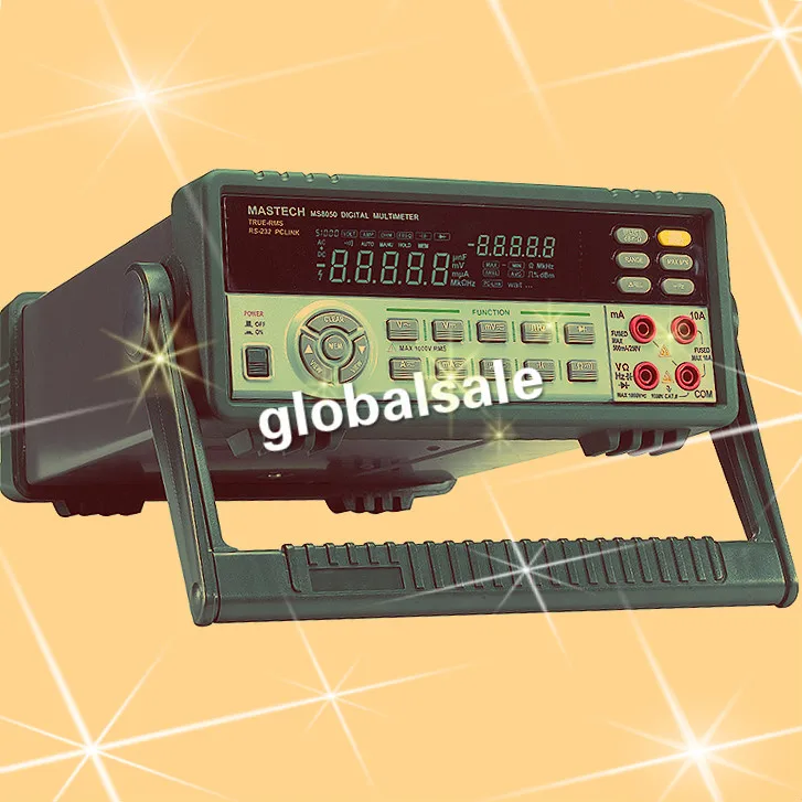 MASTECH MS8050 Цифровой мультиметр 53K отсчетов Высокая точность скамья/True RMS