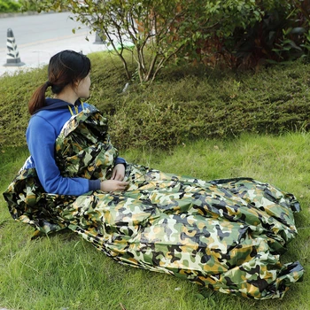 

Emergency Thermal Blanket Folding Water Resistant Windproof Sunshade Reusable Camping Mat Pad Cover PE For Hiking