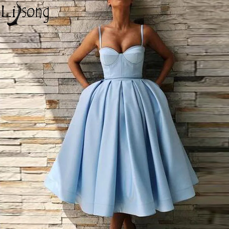 baby blue dress homecoming