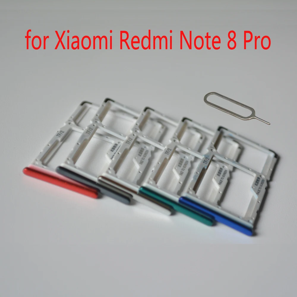 Держатель для Sim-карты Xiaomi Redmi Note 8 Pro оригинальный корпус мобильный телефон новый