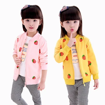 

Girls 'coats, spring and autumn, children's clothing, children's clothing, little girls' tops, short jackets, autumn cardigans