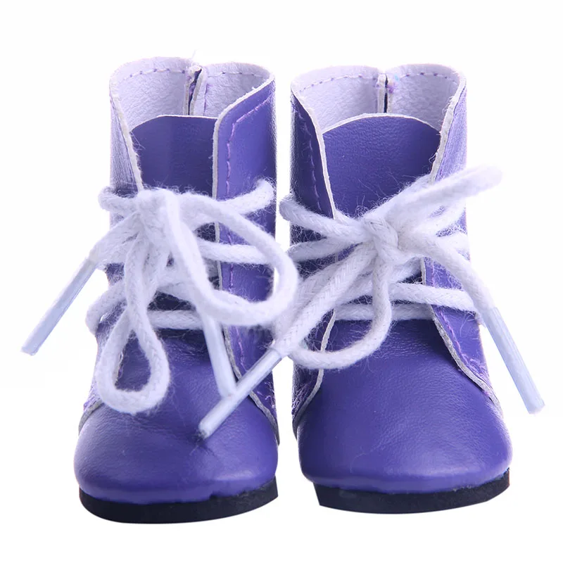 14,5 дюймовые кукольные ботинки кожаные туфли подходят 14,5 дюймовым кукольным куклам нашего поколения подарок на Рождество и день рождения - Цвет: n1313