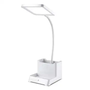 

5W 32 LED Desk Lamp Stepless Dimmable Eye Protect 1200mAh Lamp w/Pen Holder Office Room Destop Light for Kids Adults Smart Home