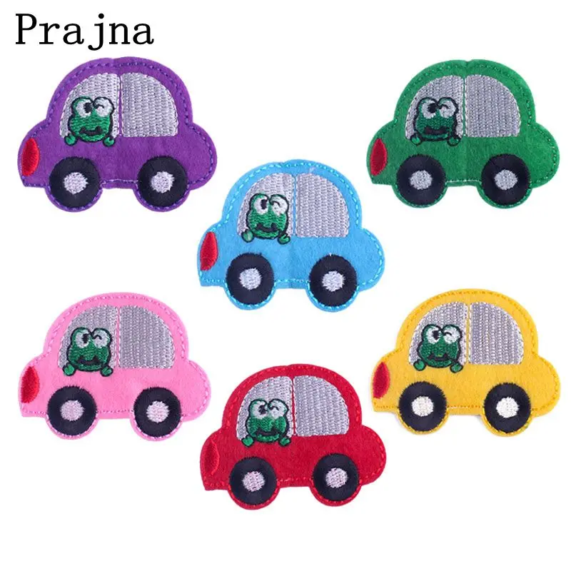 

Prajna Cartoon Car Patch Embroidered Patches For Clothing UFO Planet Patches Iron On Patches On Clothes For Kids Clothes Decor