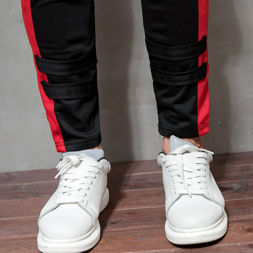 SAGACE new loose Long Pant Men sweatpants Baggy Trousers Fashion Fitted Bottoms street wear hip hop Pocket pant hot sale