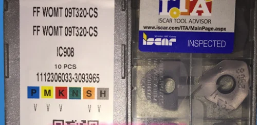 ISCAR 10 шт. твердосплавная вставка FF WOMT09T320-CS IC908