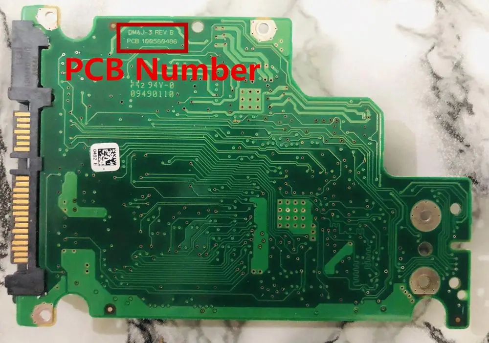 Seagate HDD PCB ST печатная плата жесткого диска ST9500530NS DMAJ-3 REV B PCB 100560486 (art.: 3a398f27366) - 3a398f27366
