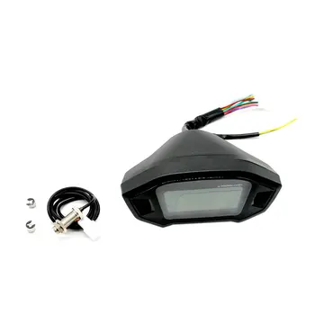 

12v Motorcycle Modified Speed Odometer Tachometer Motorcycle Modified Digital Lcd Speedometer Odometer Gauge Instruments