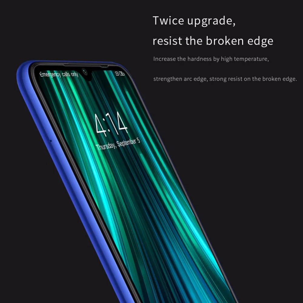10 шт./лот NILLKIN XD CP+ MAX Антибликовая Защитная пленка для экрана для Xiaomi Redmi Note 8 3D Защитная пленка из закаленного стекла