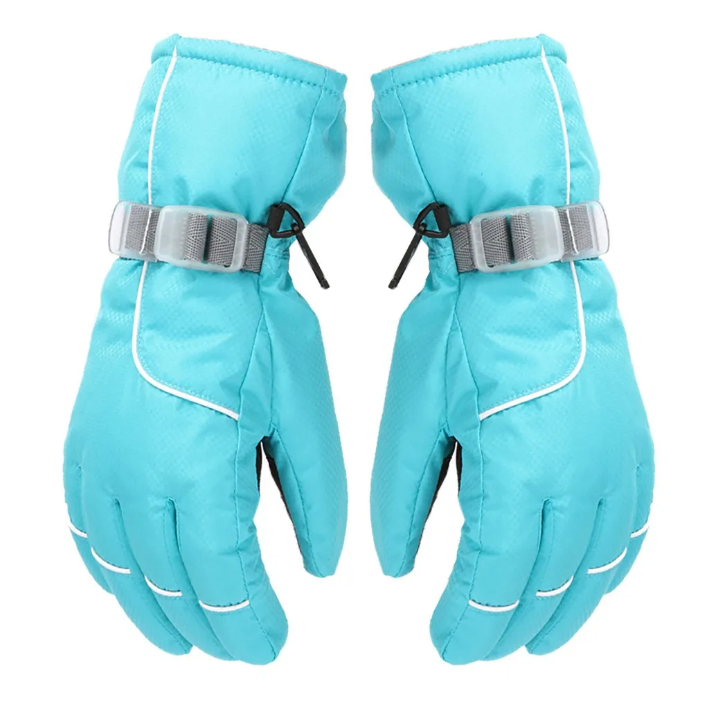 Зимние лыжные перчатки для взрослых, утепленные Снегоходы, сноуборд, Chauffe Gant, теплые перчатки для холодной погоды, водонепроницаемые, ветрозащитные - Цвет: As photo