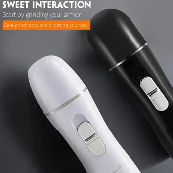 

50dB Pet Armor Grinder Nail Grinding Kit Pet Nail Grinding Pedicure File Drill Cat Beauty Electric USB Charging Make Up