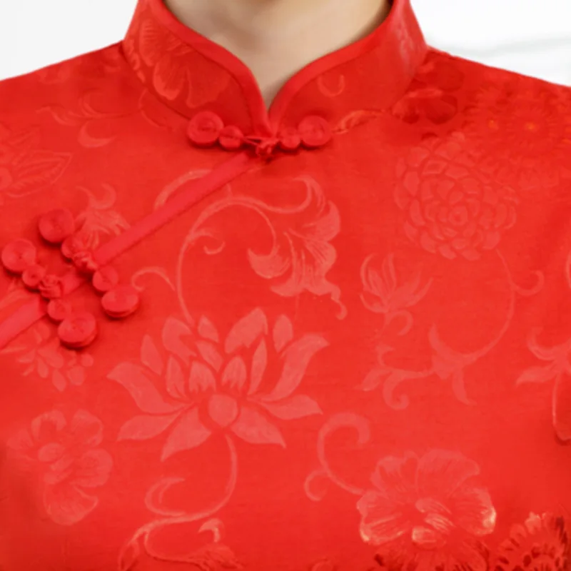 Короткое элегантное платье Ципао nian qing kuan для девочек, новинка года, улучшенное ретро платье в китайском стиле для подиумов в старом Шанхае
