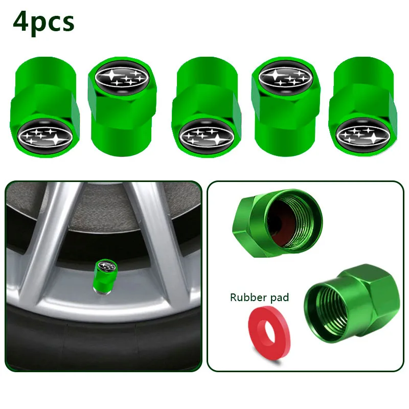 4 шт. алюминиевые колпачки на стержни клапана автомобильной шины для Buick анклава