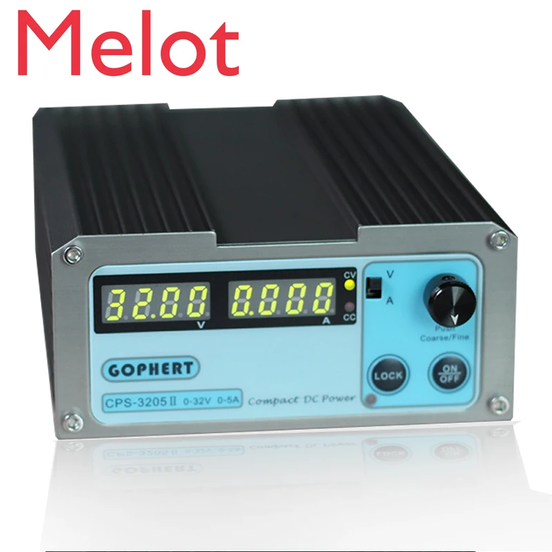 

Voltage Regulators CPS-3205II Switching Laboratory DC Power Supply 32V 5A 0.01V 0.001A Digital Adjustable Mini DC Power Supplies