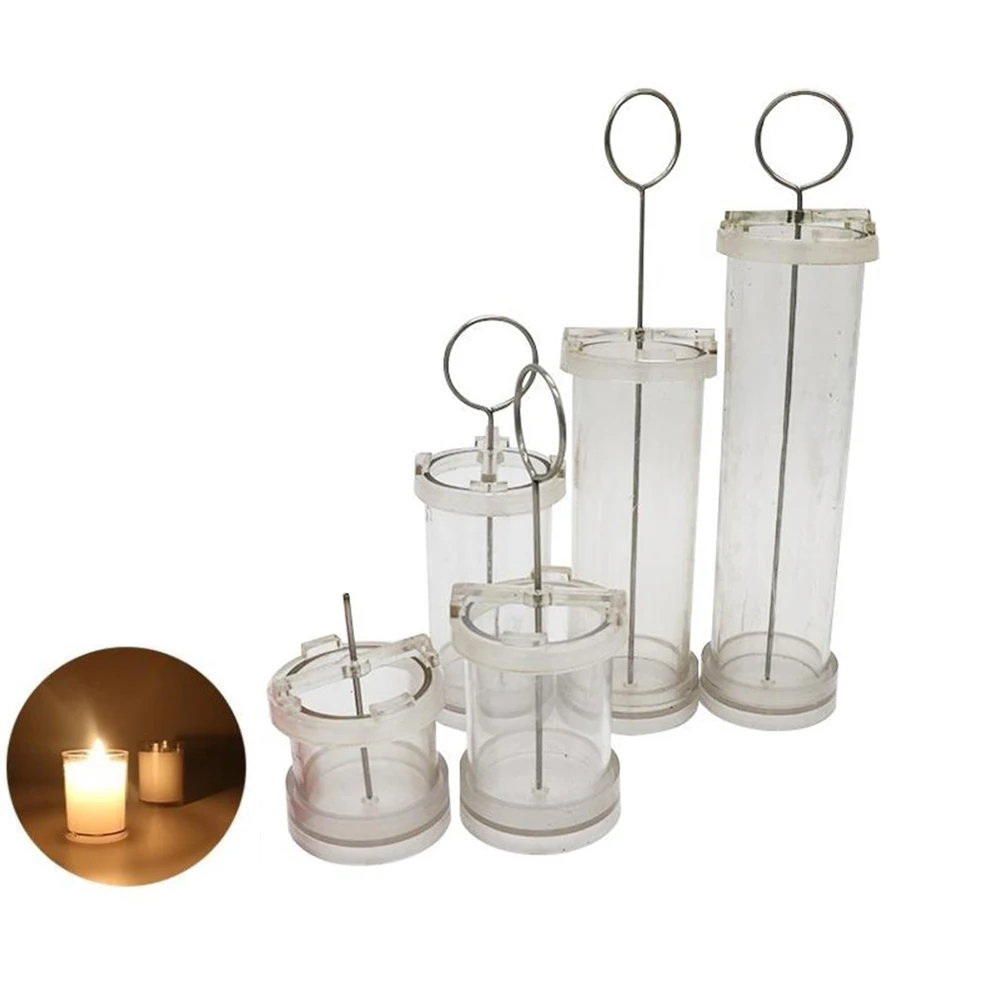DIY Cylinder Pillar Candle Molds Craft Candle Making ToolsCandle Molds