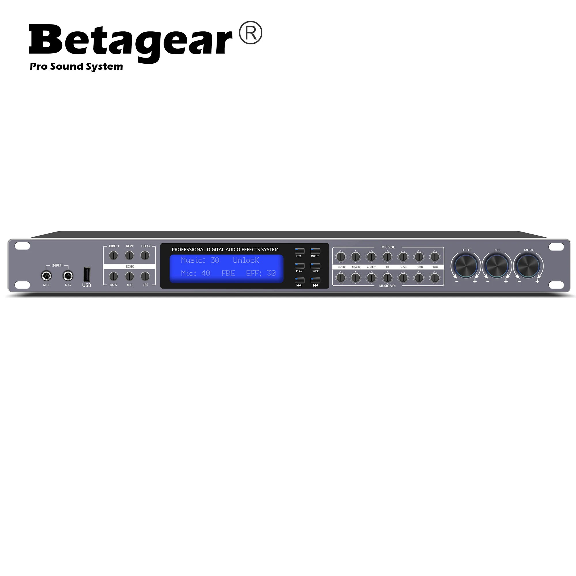 Betagear Professional dsp audio processor digital