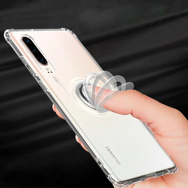 Чехол для xiaomi mi 9 чехол SE ударопрочный прозрачный Стенд колец на палец Магнитный |