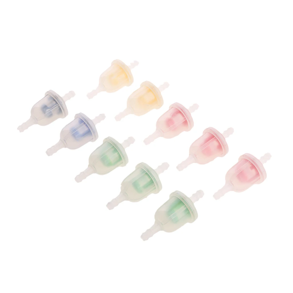 10pcs Petrol Fuel Filter For Honda Motorcycle Scooter & Quads Inline 7mm