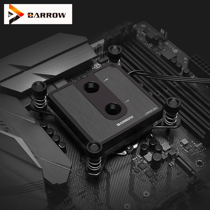 Курган водоблок для процессора подойдет процессор INTEL разъем LGA 115x1150 1151 1155 1156 5v 3pin свет заголовок процессорный кулер LTCP03-04N