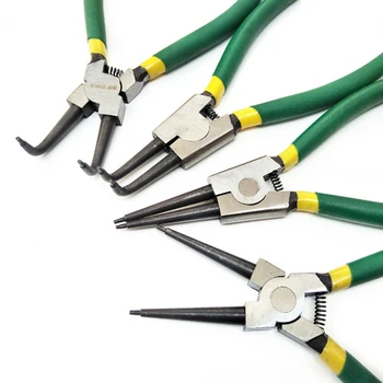 

1pc Green 7Inch Circlip Plier Retaining Snap Ring Clip Clamp Hand Tool Install Disassemble