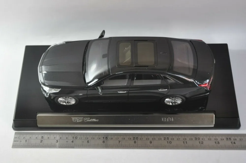 1:18 литая под давлением модель для GM Cadillac CT6 черный седан Игрушечная машина из сплава миниатюрная коллекция подарки CT