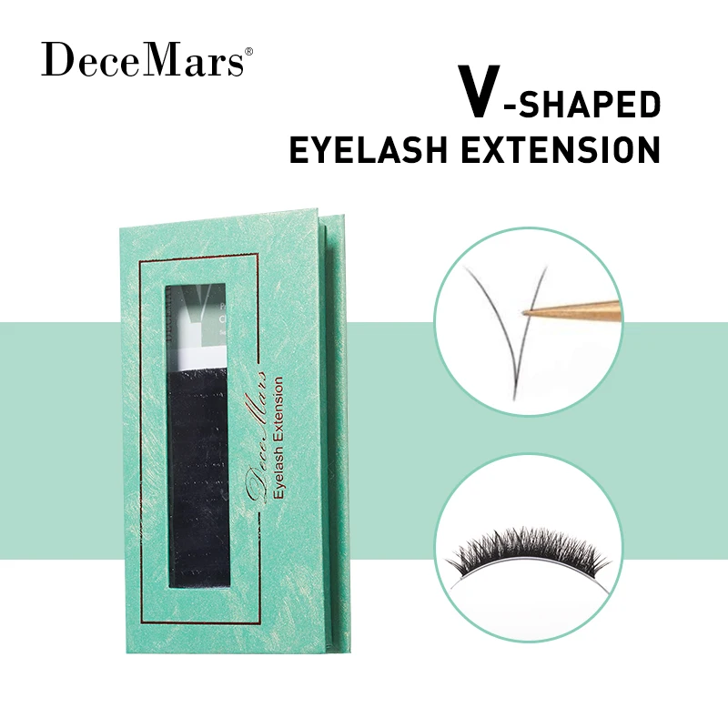 

DeceMars V-Shaped Eyelash Extension（12lines/tray）