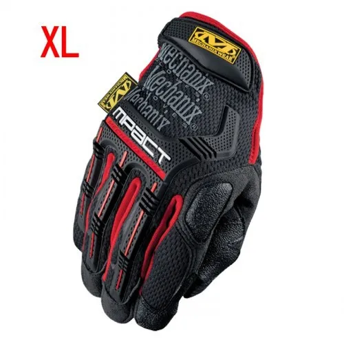 Новинка года! перчатки Mechanix, M-Pact, военные, тактические, армейские, для стрельбы, для велосипеда, пейнтбола - Цвет: XL