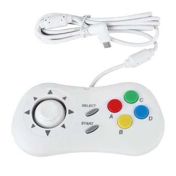 

Game Office Joystick Grip Ergonomic Wired Controller Auxiliary Accessories Type C Durable Console Mini Gamepad For SNK NeoGeo