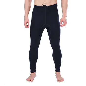 

High Waist Trousers Warm Swim Trunks Bather Swimwear Swimsuit Solid Color Black Letter Print Men Swimming Pants