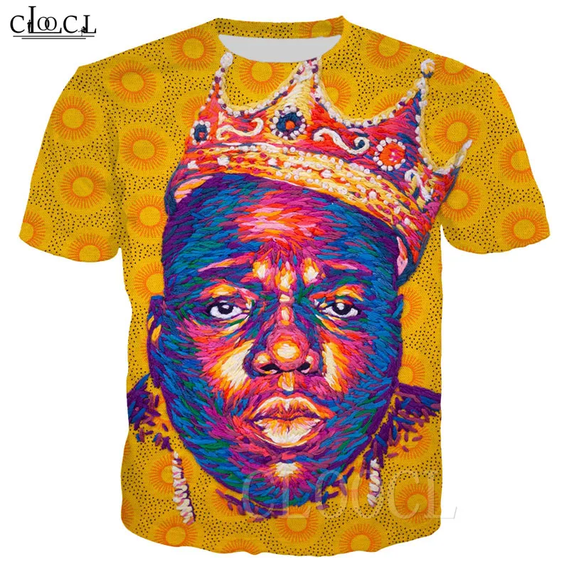 Футболка в стиле хип хоп для мужчин и женщин модная рубашка с принтом виде рапера
