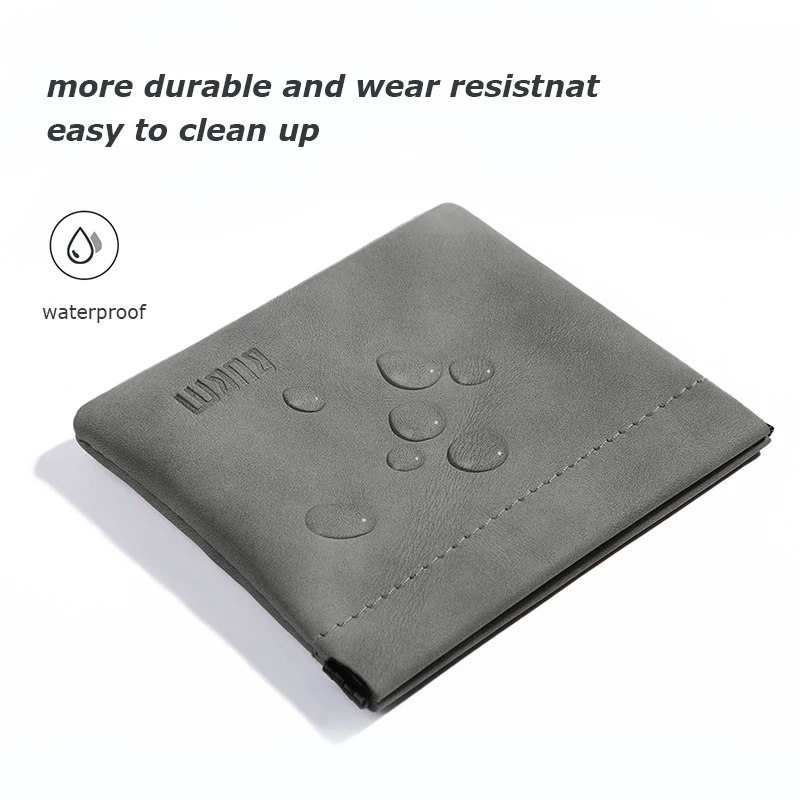 BUBM Mini Small Wallet Change Bag Coin Purse Money Change Bag Key Earbuds Storage Bag Credit Card Holder Case For Boys Girls