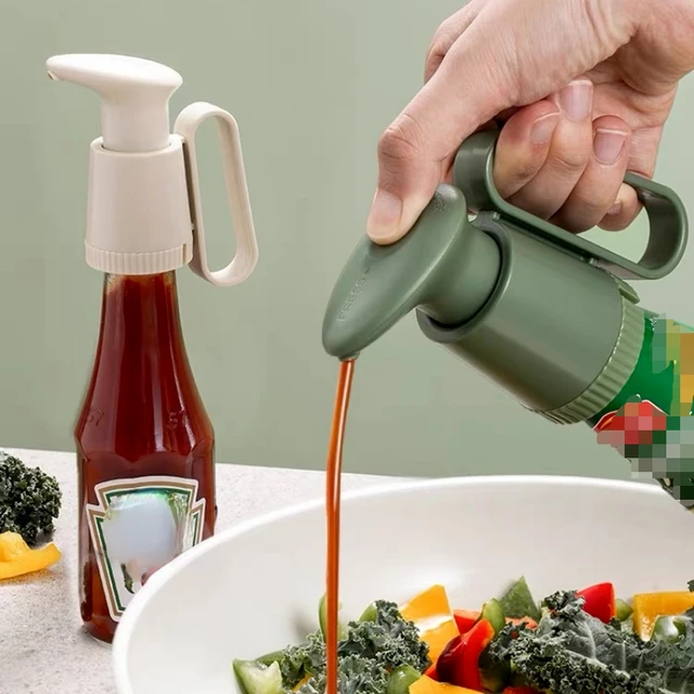 Sauce Flasche Düse Drücken Sie Pumpen kopf Küchen werkzeuge Spender Druck