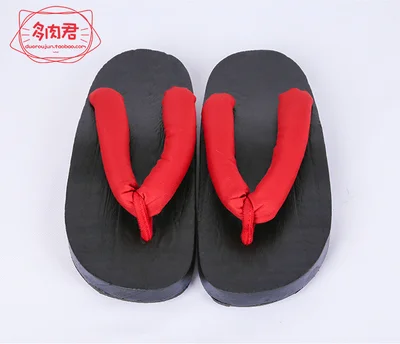 shoes Kamado Nezuko Cos Demon Slayer косплей кимоно Униформа костюм - Цвет: shoes